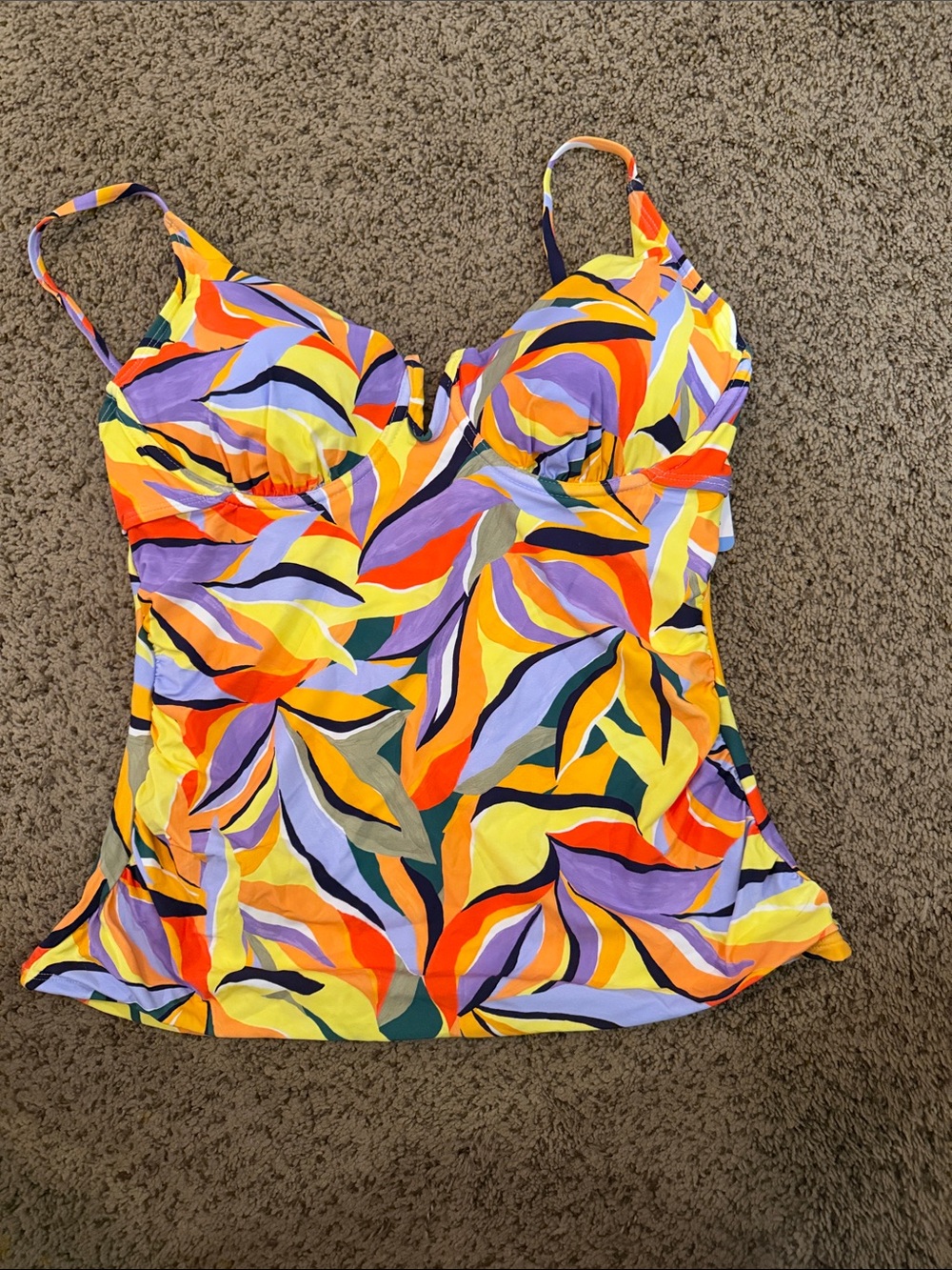 Vibrant Multicolor Printed Women's Tank Top